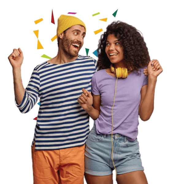 Couple Celebrating Prizeshark